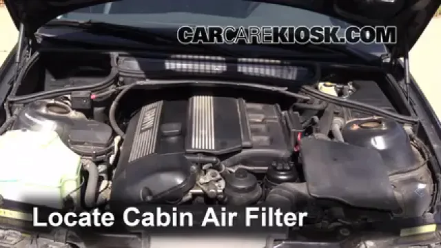 2001 BMW 325i 2.5L 6 Cyl. Sedan Filtro de aire (interior) Cambio